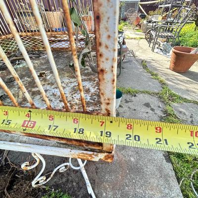 White Shabby Chic Birdcage - Antique birdhouse cage