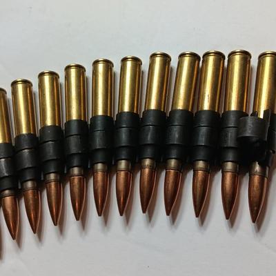 50 rounds of linked ammunition - marked DA 62