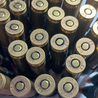 50 rounds of linked ammunition - marked DA 62