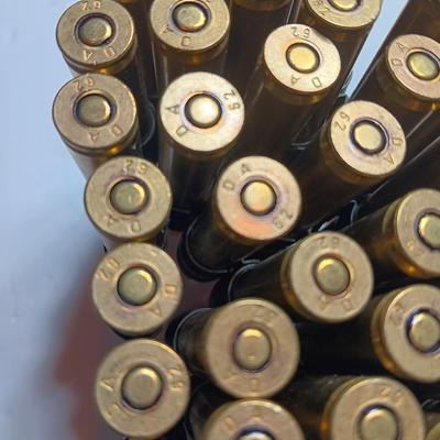 50 rounds of linked ammunition - marked DA 62