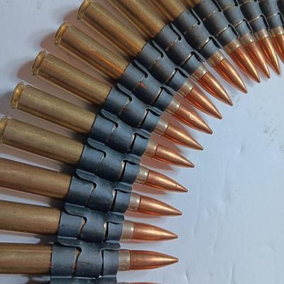 50 rounds of linked ammunition - marked DA 62