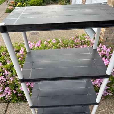 Plastic Four Shelf Storage