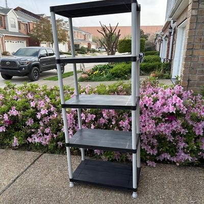 Plastic Four Shelf Storage