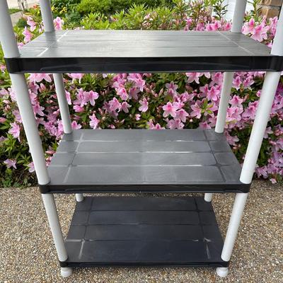 Plastic Four Shelf Storage
