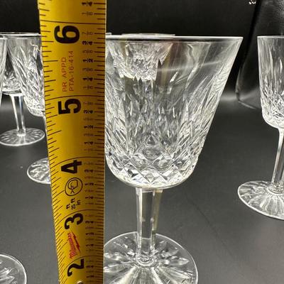 WATERFORD Crystal Lismore Wine Glasses (Set of 8)