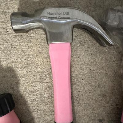 Pink Hammer and Screwdriver Lot