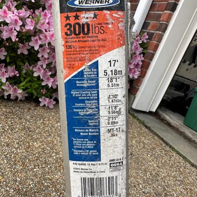 Werner 17 Foot Folding Ladder
