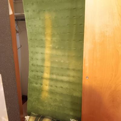Cabela's camping mattress with electric air pump and inflatable pillow
