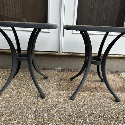 Two Outdoor Tables (2)