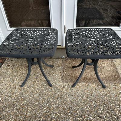 Two Outdoor Tables (2)