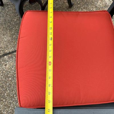 Two Outdoor Chairs and One Bench