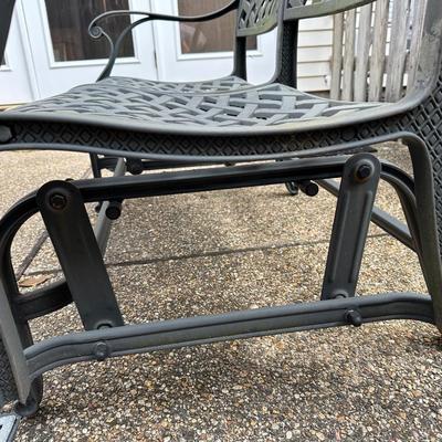 Two Outdoor Chairs and One Bench