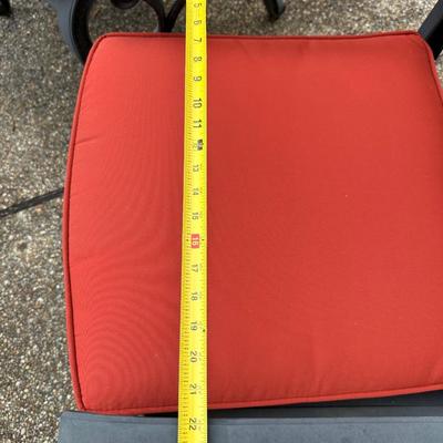 Two Outdoor Chairs and One Bench