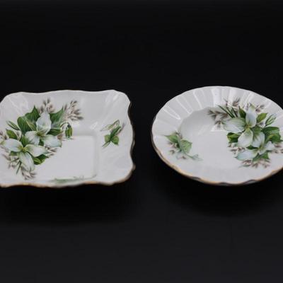 Royal Albert Trillium Two Small Dishes