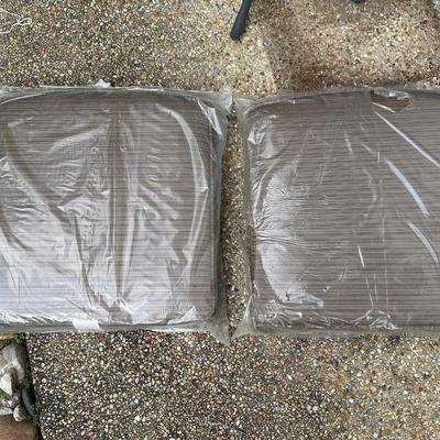 Two Outdoor Seat Cushions
