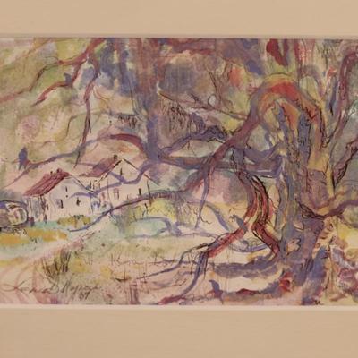 Three Signed & Framed Original Paintings (3)