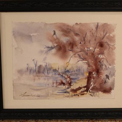 Three Signed & Framed Original Paintings (3)