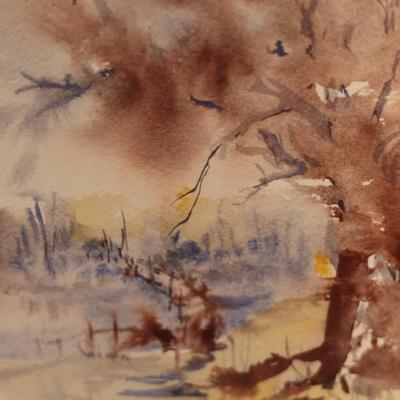 Three Signed & Framed Original Paintings (3)