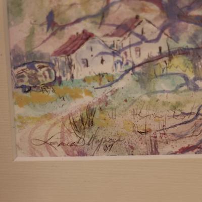 Three Signed & Framed Original Paintings (3)