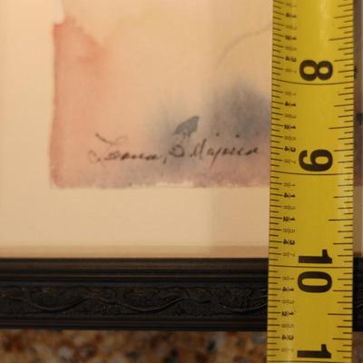 Three Vertical Signed & Framed Original Artwork (3)