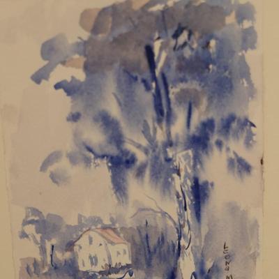 Three Vertical Signed & Framed Original Artwork (3)