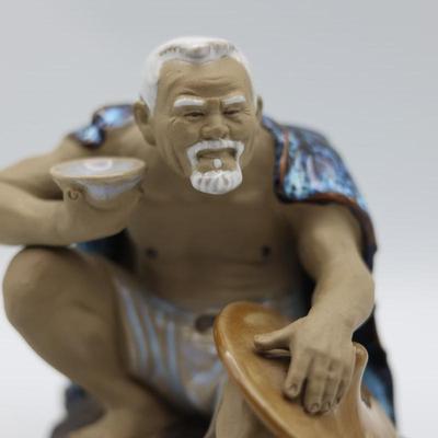 Vintage Chinese Shiwan Mudman Figurine