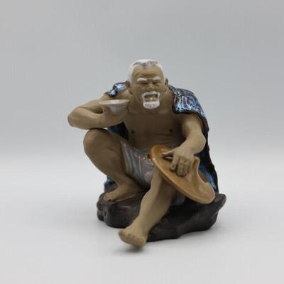 Vintage Chinese Shiwan Mudman Figurine