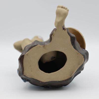 Vintage Chinese Shiwan Mudman Figurine