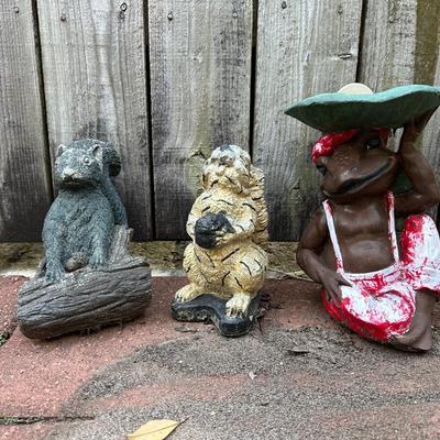 Three Garden Statues (3)