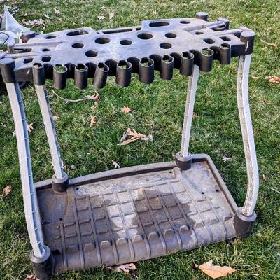 Rubbermaid Garage Tool Tower Rack