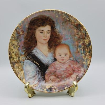 Edna Hibel "A Blessed Holiday" Plate # 405