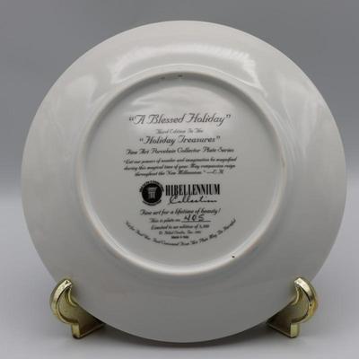 Edna Hibel "A Blessed Holiday" Plate # 405