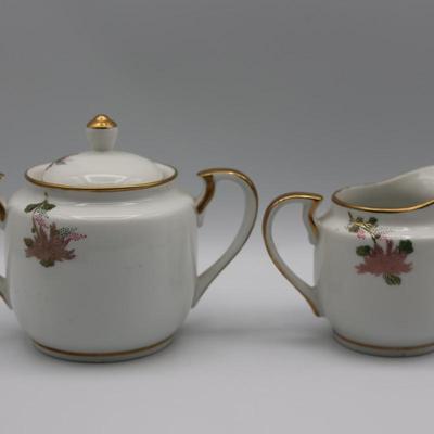 Vintage Japanese Teapot, Sugar Bowl & Creamer