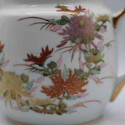Vintage Japanese Teapot, Sugar Bowl & Creamer