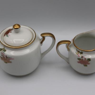 Vintage Japanese Teapot, Sugar Bowl & Creamer