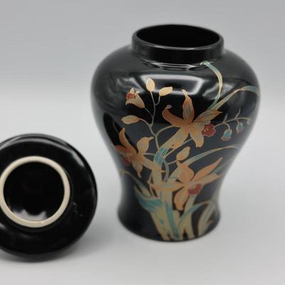 Hand Painted Ginger Jar