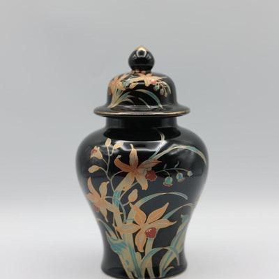 Hand Painted Ginger Jar