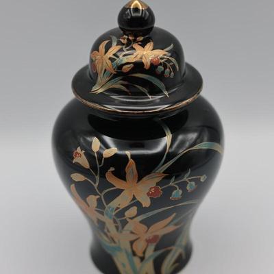 Hand Painted Ginger Jar
