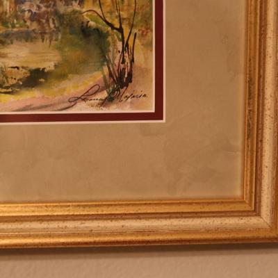 Two Framed & Signed Original Artwork (2)