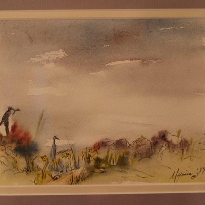 Two Framed & Signed Original Artwork (2)