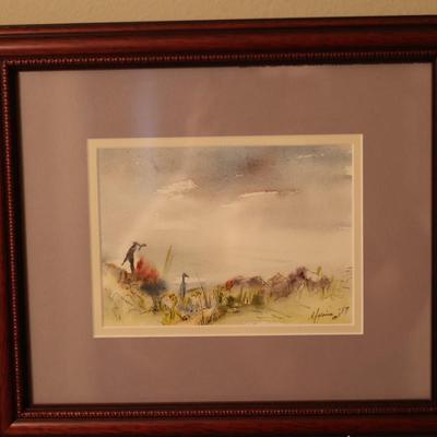 Two Framed & Signed Original Artwork (2)