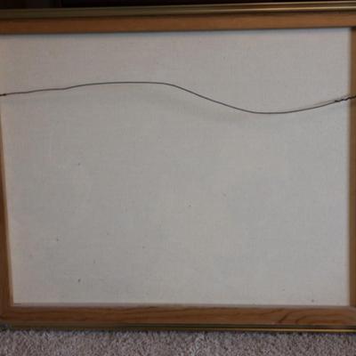 Signed & Framed Original Art on Canvas