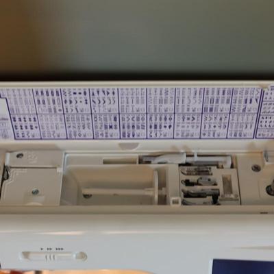 Memory Craft 10001 Computerized Sewing/Embroidery Machine W/ Rolling Luggage