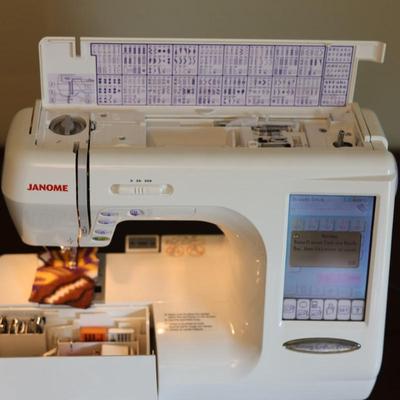 Memory Craft 10001 Computerized Sewing/Embroidery Machine W/ Rolling Luggage