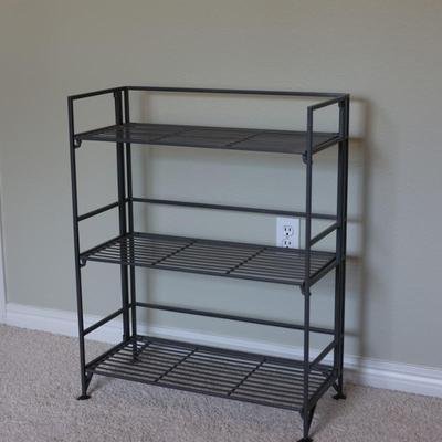 Collapsable Three Shelving Unit