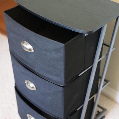 Rolling Three Drawer Storage