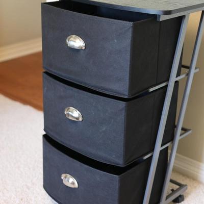Rolling Three Drawer Storage