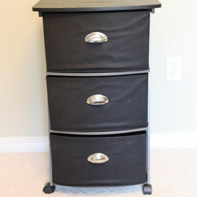 Rolling Three Drawer Storage