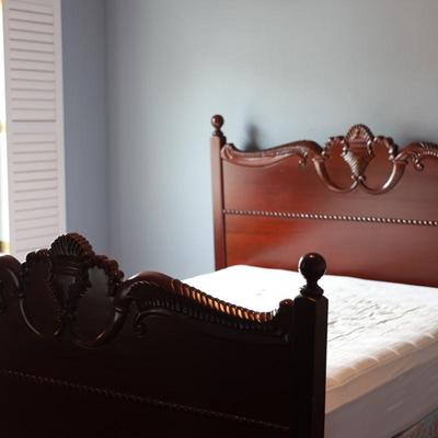 Decorative Wood Double Bed Frame (See Description)
