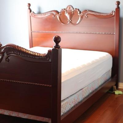 Decorative Wood Double Bed Frame (See Description)